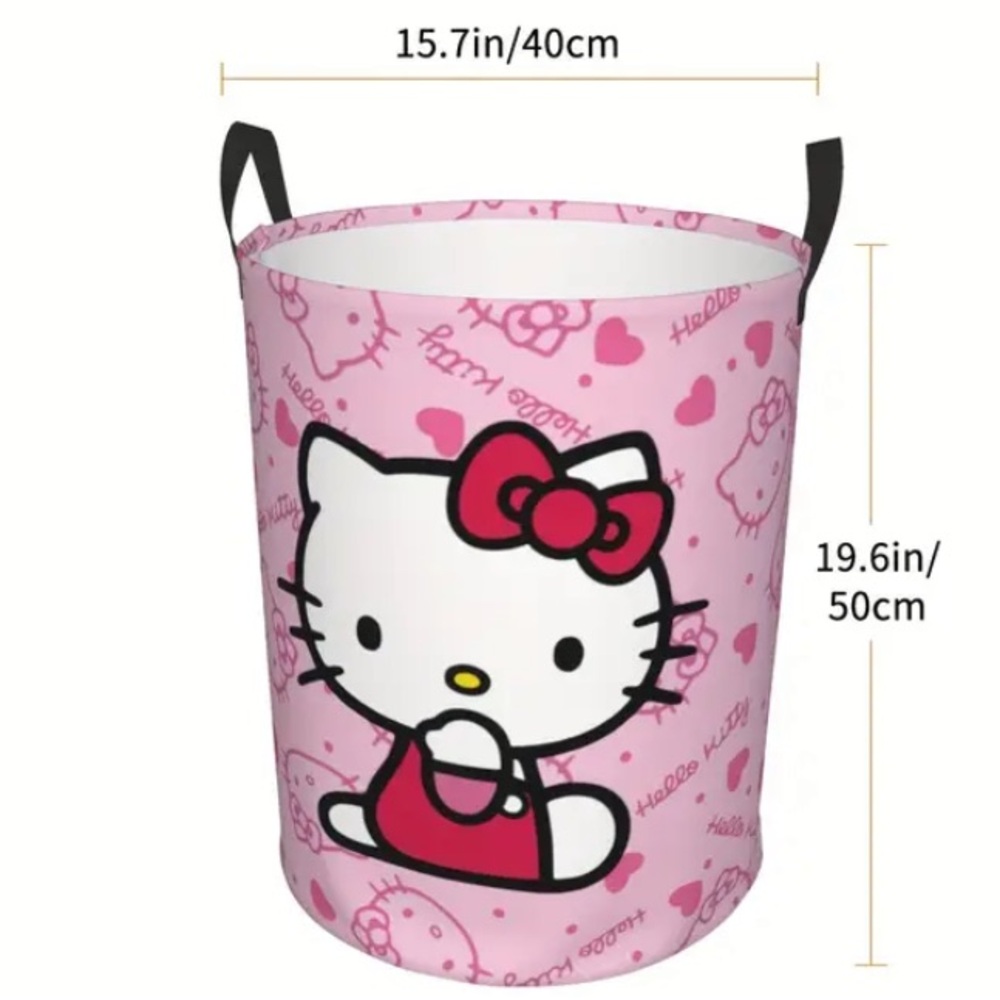 Hello Kitty Pink and White Bag with Floral Design